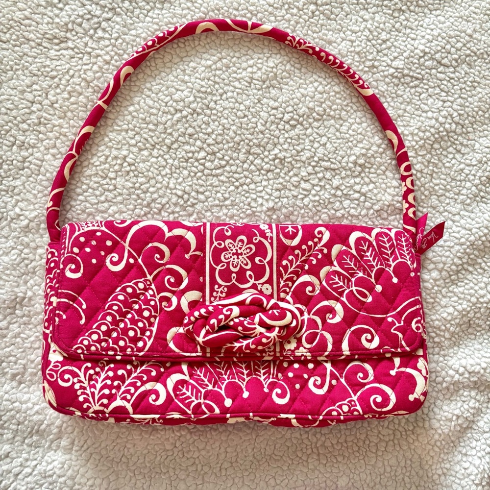 Vera Bradley Pink Clutch - Picture 1 of 12